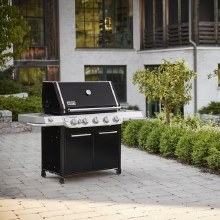 Additional picture of GRILL SUMMIT FS38E  5 BURNER BLACK PROPANE LP GAS  with SIDE BURNER, ROTISSERIE