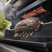 Additional picture of GRILL SUMMIT FS38E  5 BURNER BLACK NATURAL GAS (ONLY)  with SIDE BURNER, ROTISSERIE