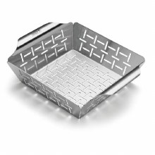 GRILLING BASKET SMALL DELUXE - VEGETABLES,  MEAT, SEAFOOD