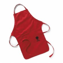 APRON RED W/ BLACK KETTLE