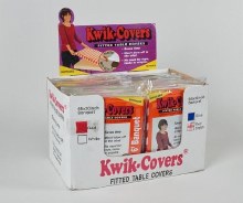 TABLE CLOTH KWIK-COVER 30" x 96 ( FIVE COLORS AVAILABLE)