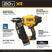 Additional picture of NAILER DUPLEX 21 DEGREE PLASTIC 20V CORDLESS BRUSHLESS  STICK NAILER  (BARE TOOL)