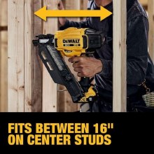 Additional picture of Nailer Framing 20V Max XR Cordless Brushless 30-Degree Paper Tape Stick 2" to 3-1/2" Dewalt (Bare Tool)