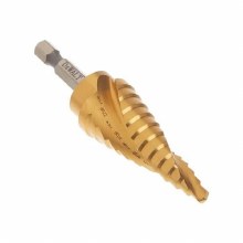 Additional picture of Step Drill Bit 3/16" to 7/8" Impact Ready Titanium Nitride Coating Dewalt