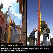 Additional picture of LEVEL, 6'-10' STABILA TYPE 106TM  MAGNETIC Extendable Plate Level -Length