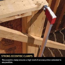 Additional picture of LEVEL, 6'-10' STABILA TYPE 106TM  MAGNETIC Extendable Plate Level -Length