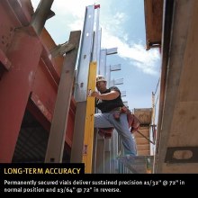 Additional picture of LEVEL, 6'-10' STABILA TYPE 106TM  MAGNETIC Extendable Plate Level -Length