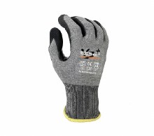 Additional picture of GLOVES FALSTONE 18 GA  FIBER KNIT SHELL BLACK MICRO-FOAM NITRILE PALM PALM and FINGERS ANSI CUT LEVEL A9 (DOZEN)