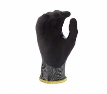 Additional picture of GLOVES FALSTONE 18 GA  FIBER KNIT SHELL BLACK MICRO-FOAM NITRILE PALM PALM and FINGERS ANSI CUT LEVEL A9 (DOZEN)