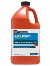 WEATHER SEAL SURE KLEAN NATURAL STONE TREATMENT  1 GALLON JUG