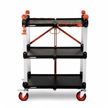 CART SITERUNNER RESIN SERVICE UTILITY CART- 3 SHELF LARGE 31" x 20"