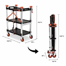 Additional picture of CART SITERUNNER RESIN SERVICE UTILITY CART- 3 SHELF LARGE 31" x 20"