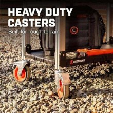 Additional picture of Cart Jobsite Siterunner 3 Shelf Folding