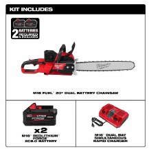 Saw Chainsaw M18 Fuel Dual Battery 20" Kit Milwaukee