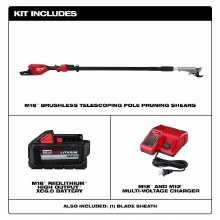 Additional picture of Saw M18 Brushless Telescoping Pole Pruning Shears Kit Milwaukee