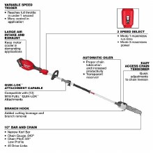 Additional picture of Saw M18 Fuel Pole w/Quik-Lok Kit Milwaukee