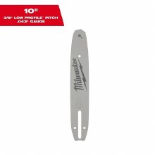 Bar Chainsaw 10" 3/8" Low Profile Pitch .043" Gauge Replacement Bar Milwaukee