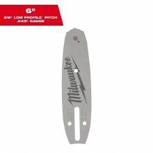 Bar Chainsaw 6" 3/8" Low Profile Pitch .043" Gauge Replacement Bar Milwaukee
