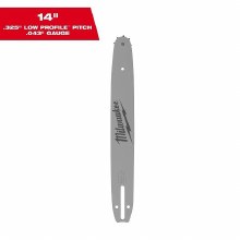 Bar Chainsaw 14" .325" Low Profile Pitch .043" Gauge Replacement Bar Milwaukee