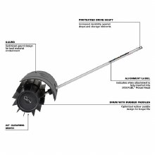 Additional picture of M18 Fuel Quik-Lok Rubber Broom Attachment Milwaukee