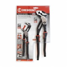 Additional picture of Pliers Slip Joint Z2 K9 Straight Jaw Tongue and Groove Dual Material 2-Piece Set 8" & 12" Grip Handle