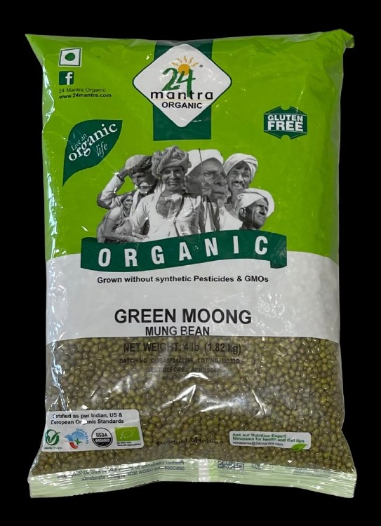 24 Mantra Moong Whole 4lb