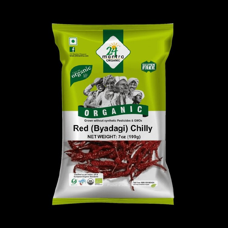 24-mantra Red Chilli Whole 7oz