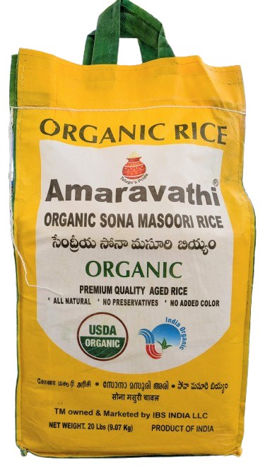 Amaravathi Organic Sonamasoori