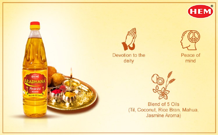 Hem Aradhana Pooja Oil 900g