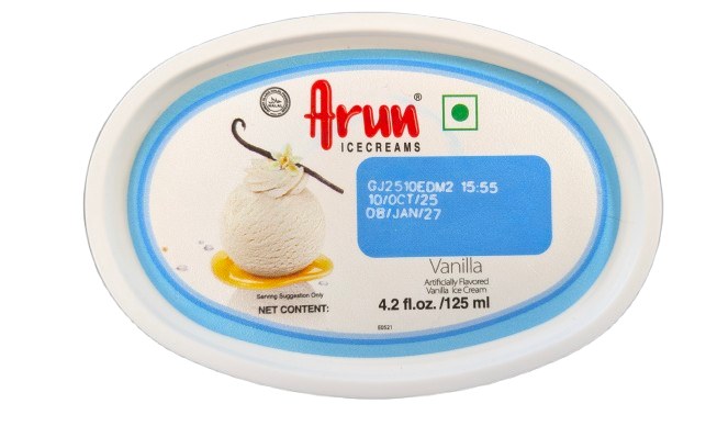 Arun Vanilla Cup 125 Ml