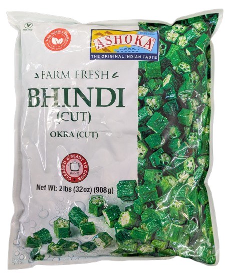 Ashoka Okra Cut 908 Gm
