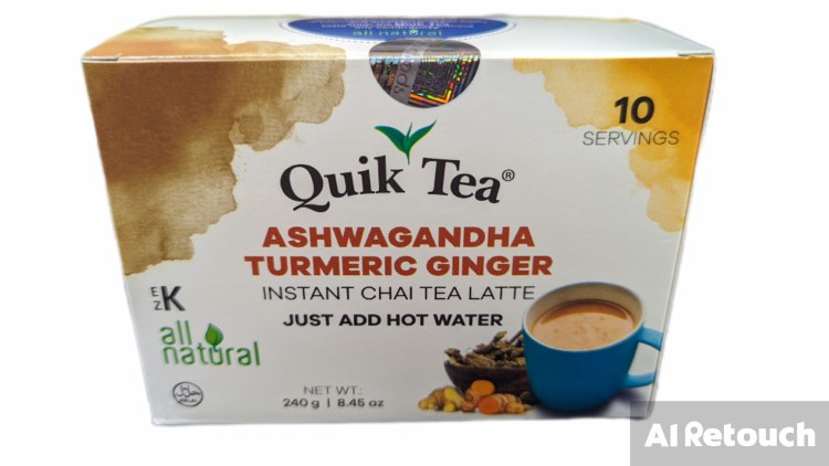 Quik Tea Ashwagandha Tumeric