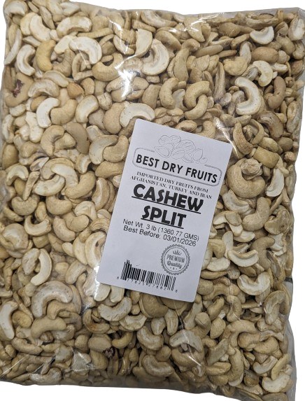 Best Dryfruit Cashew Split 3lb