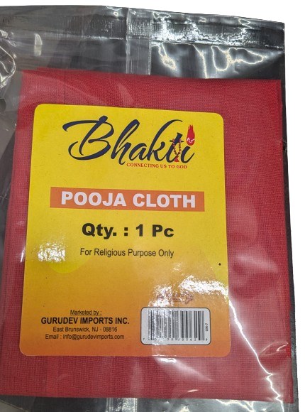 Bhakti Pooja Cloth Red