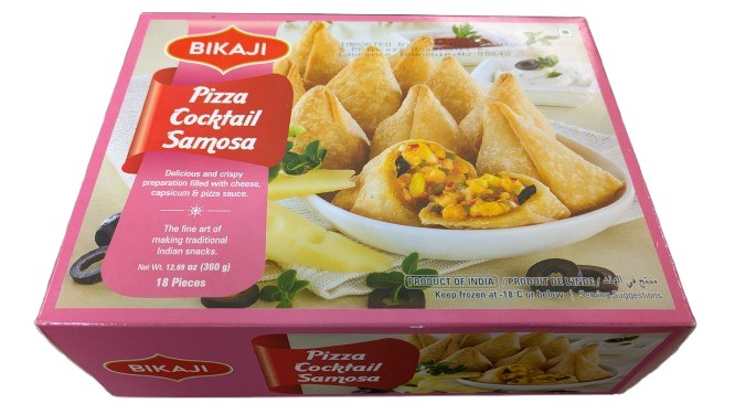 Bikaji Pizza Cocktail Samoas