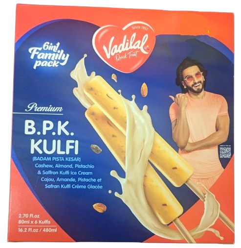 Vadilal B.P.K. Kulfi 6 In 1