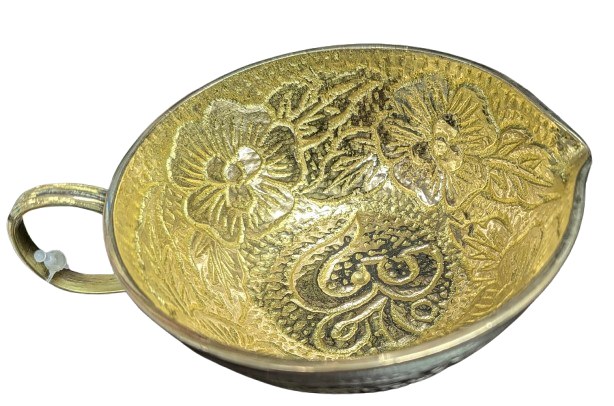 Cup Deep Diya Brass