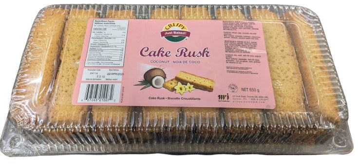 Crispy Cake Rusk Coconut 650g