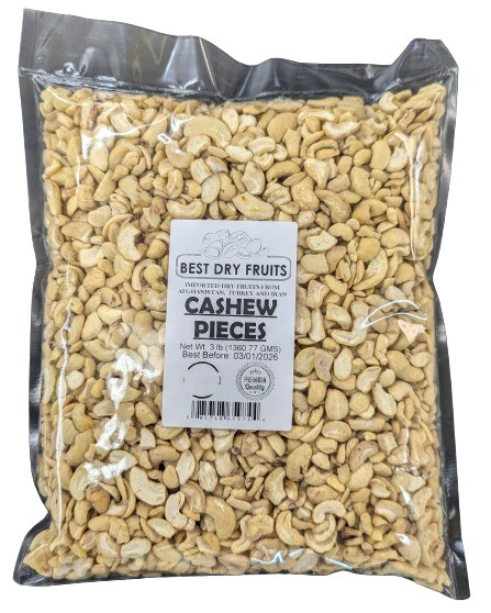 Best Dryfrui Cashew Pieces 3lb