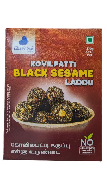 Classic Blue Black Sesame Ladu