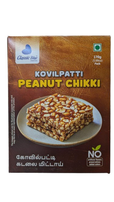 Classic Blue Peanut Chikki 170
