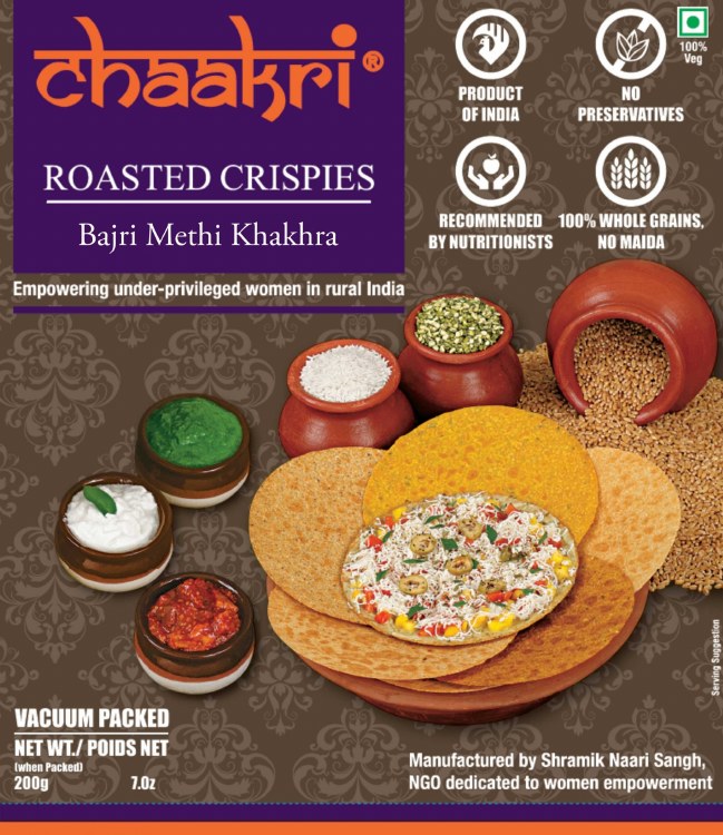 Chakri Bajri Methi Khakhra