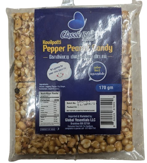 Pepper Peanut Chikki 170