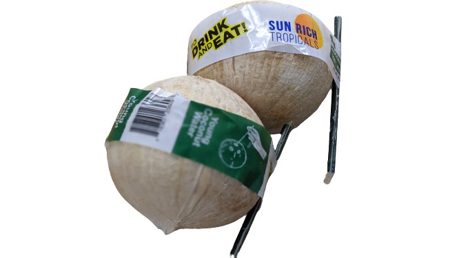 Coconut With Straw