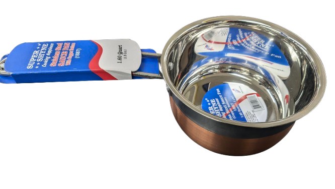 Copper Bottom Sauce Pan 1.5ltr