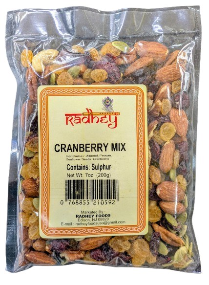 Radhey Cranberry Mix 7 Oz