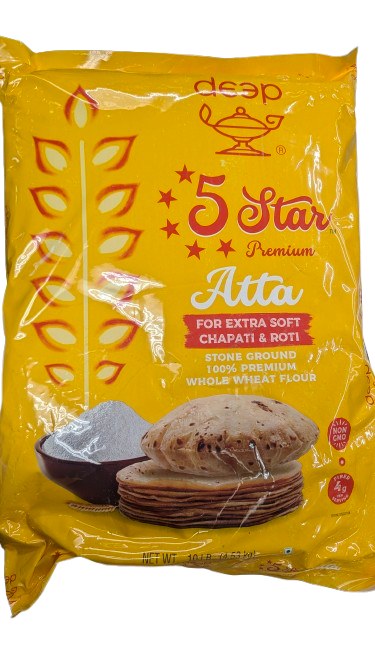 Deep 5 Star Wheat Atta 10 Lb