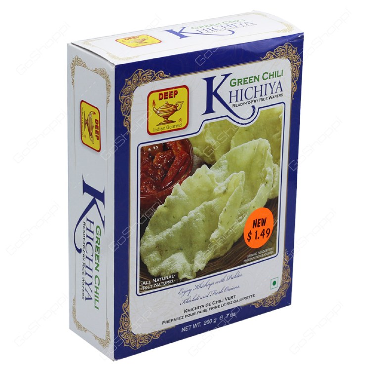 Deep Green Chilli Khichiya