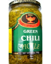 Deep Green Chilli Pickle 24.5o