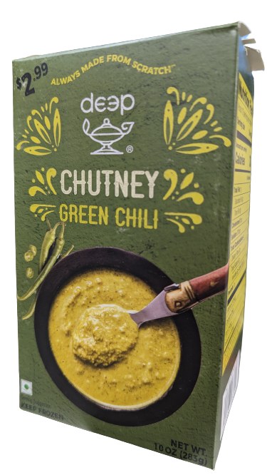 Deep Green Chilli Chutney